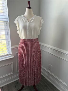 Max Studio pleated skirt | size large